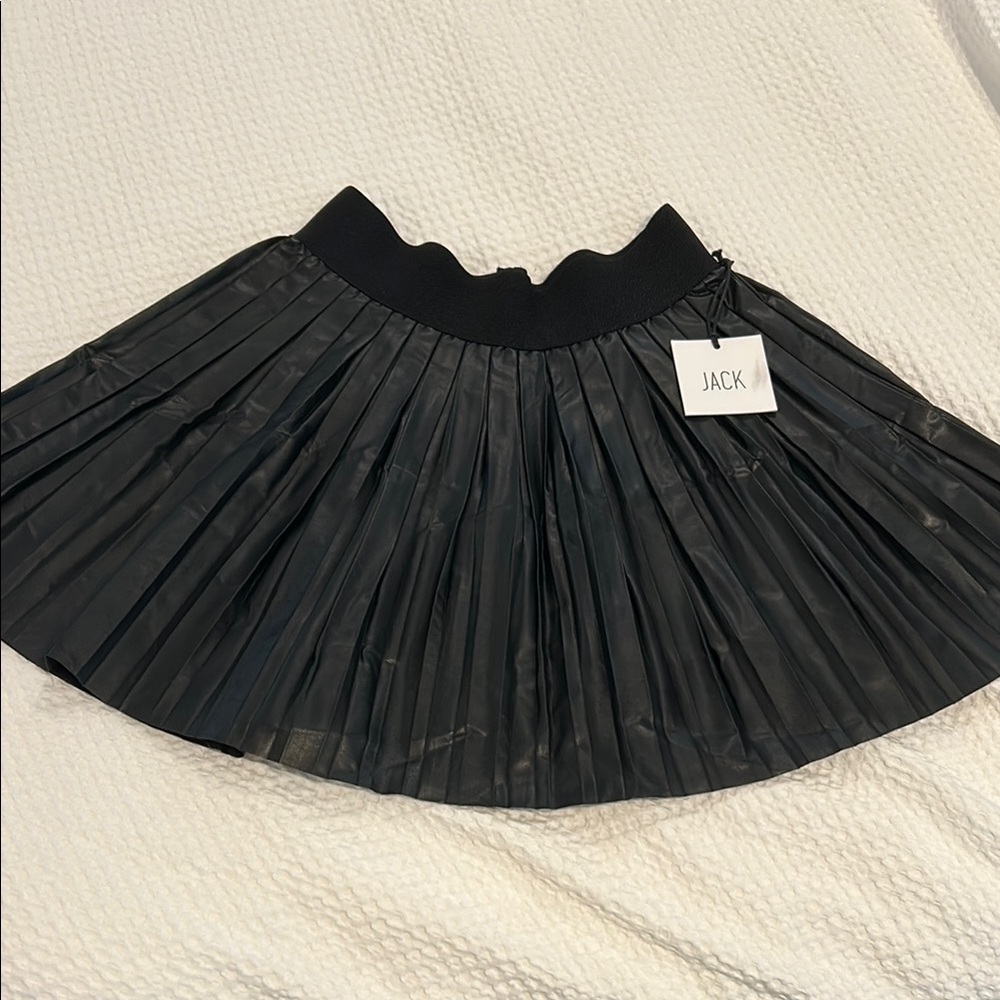 Jack by BB Dakota Black Skater Mini Skirt